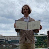 Tarsoly Gergely with PhD diploma